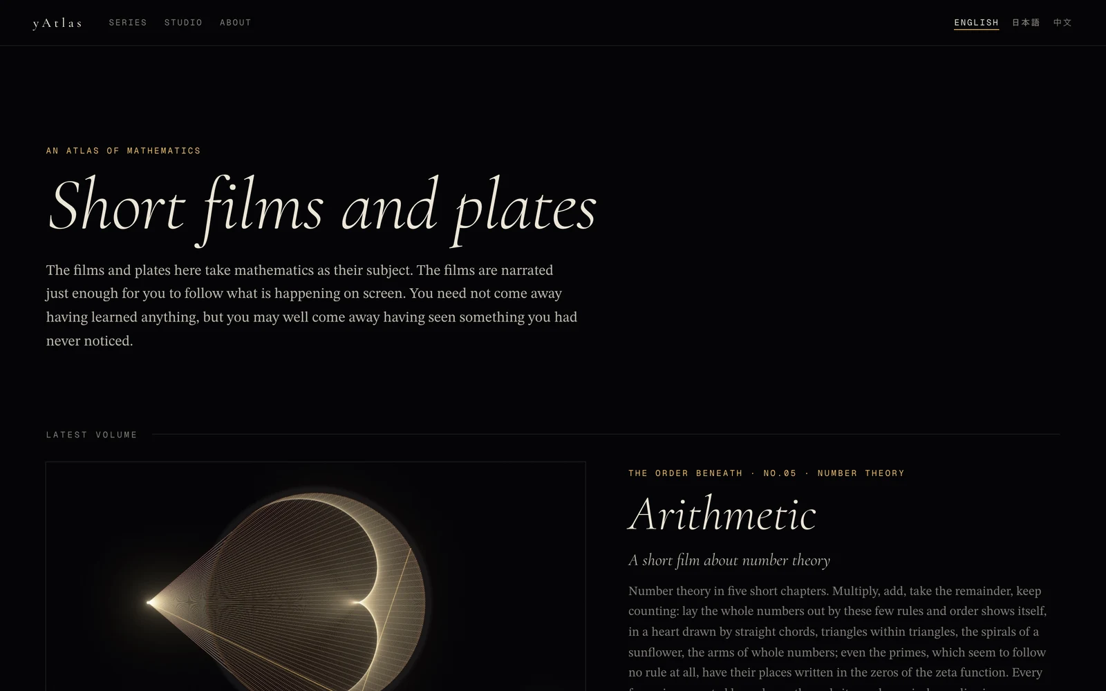 yAtlas — Mathematical film atlas